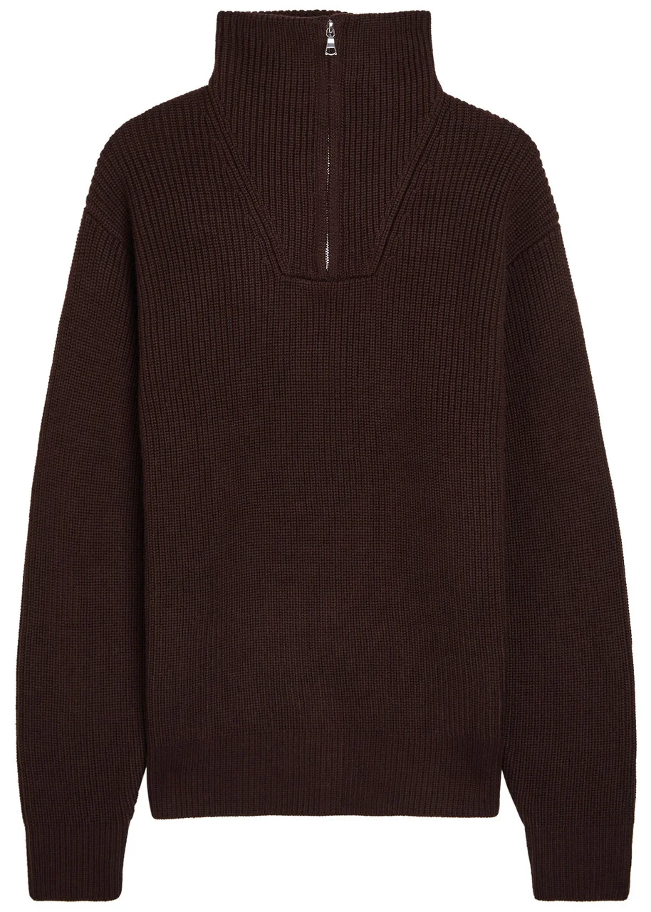 Officine Générale Tarek Ribbed Wool Jumper - 1