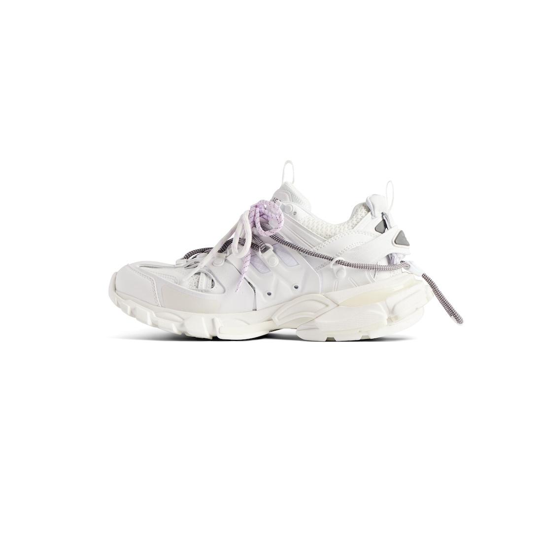 Women's Track Trail Laces Sneaker  in White/lilac - 4