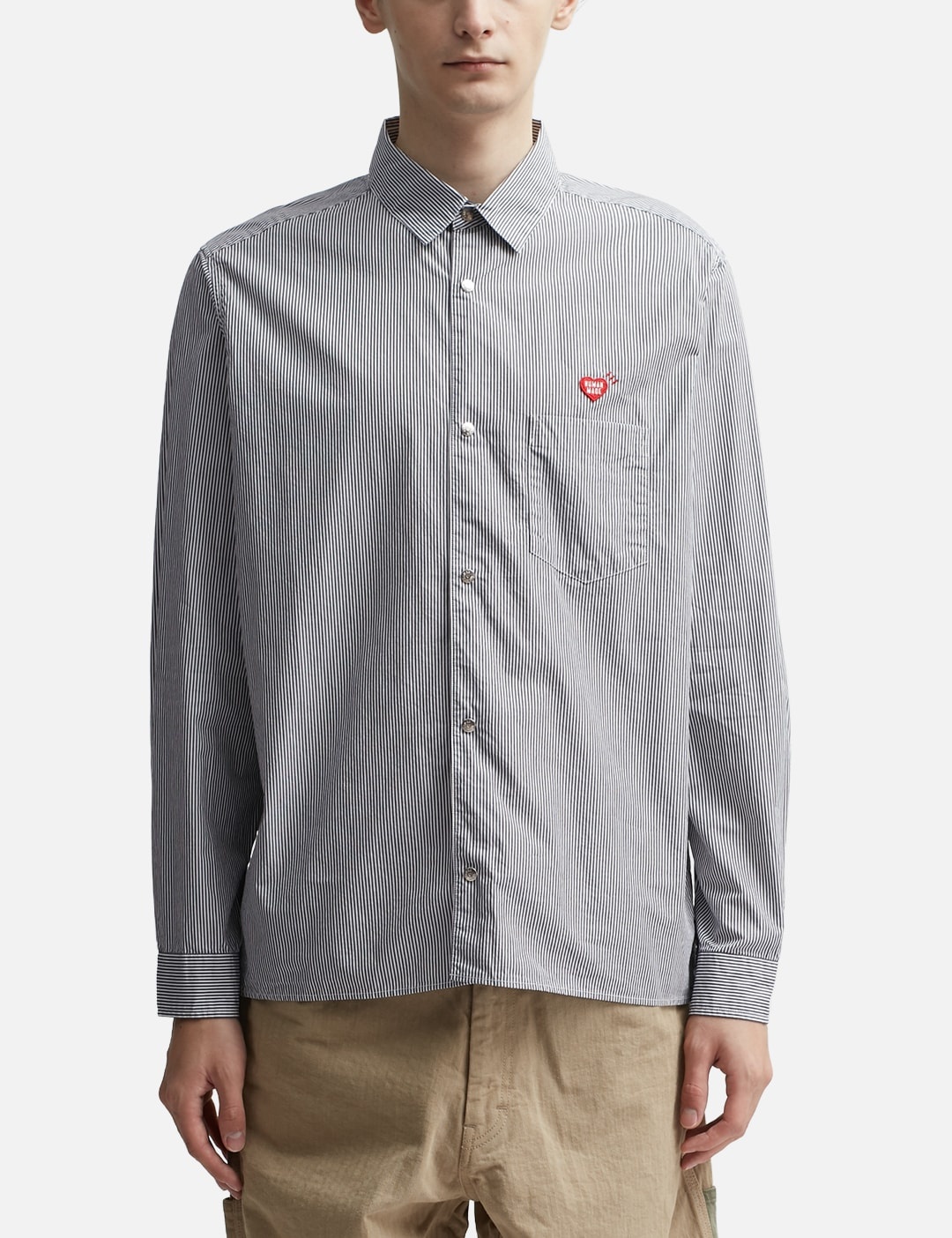 Human Made SNAP BUTTON LONG SLEEVE SHIRT | REVERSIBLE