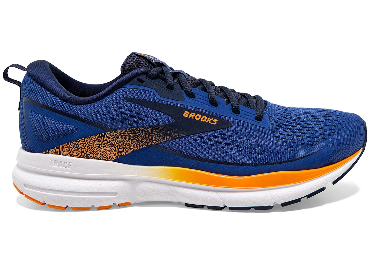Brooks Trace 3 Blue Peacoat Orange - 1