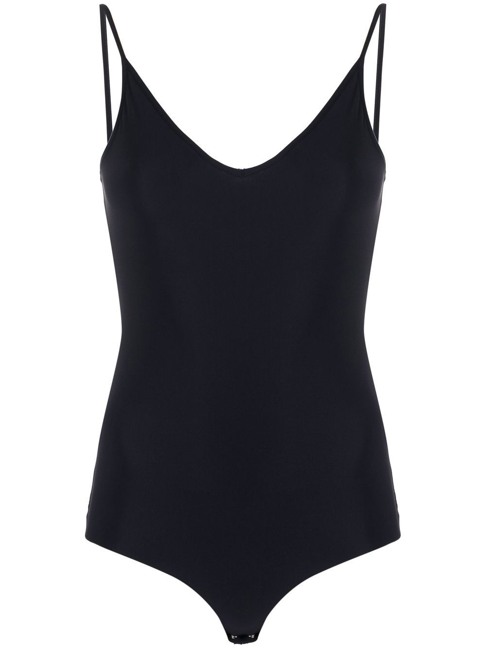 v-neck stretch bodysuit - 1