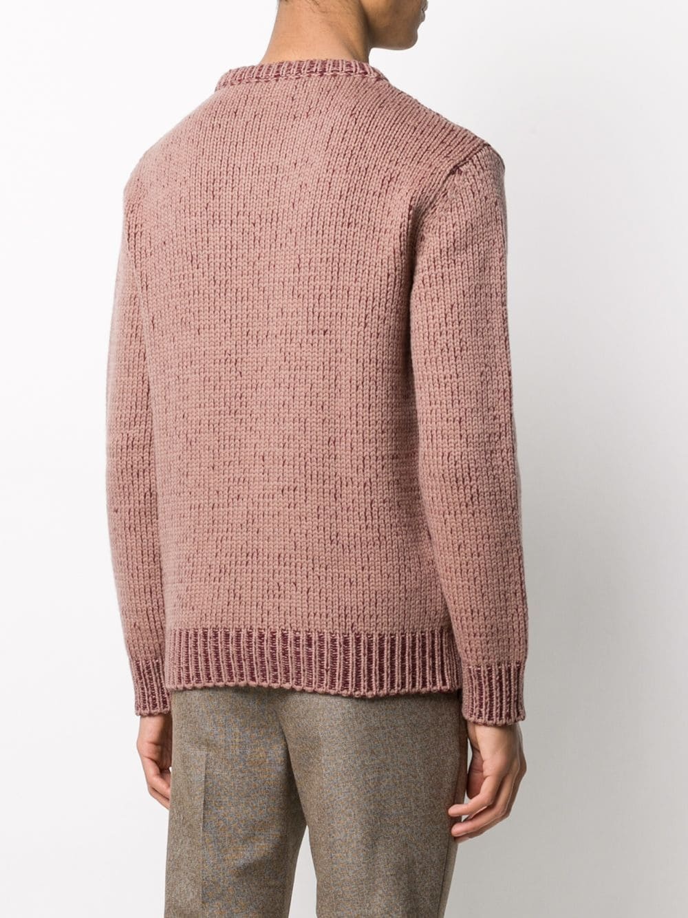 marled knit jumper - 4