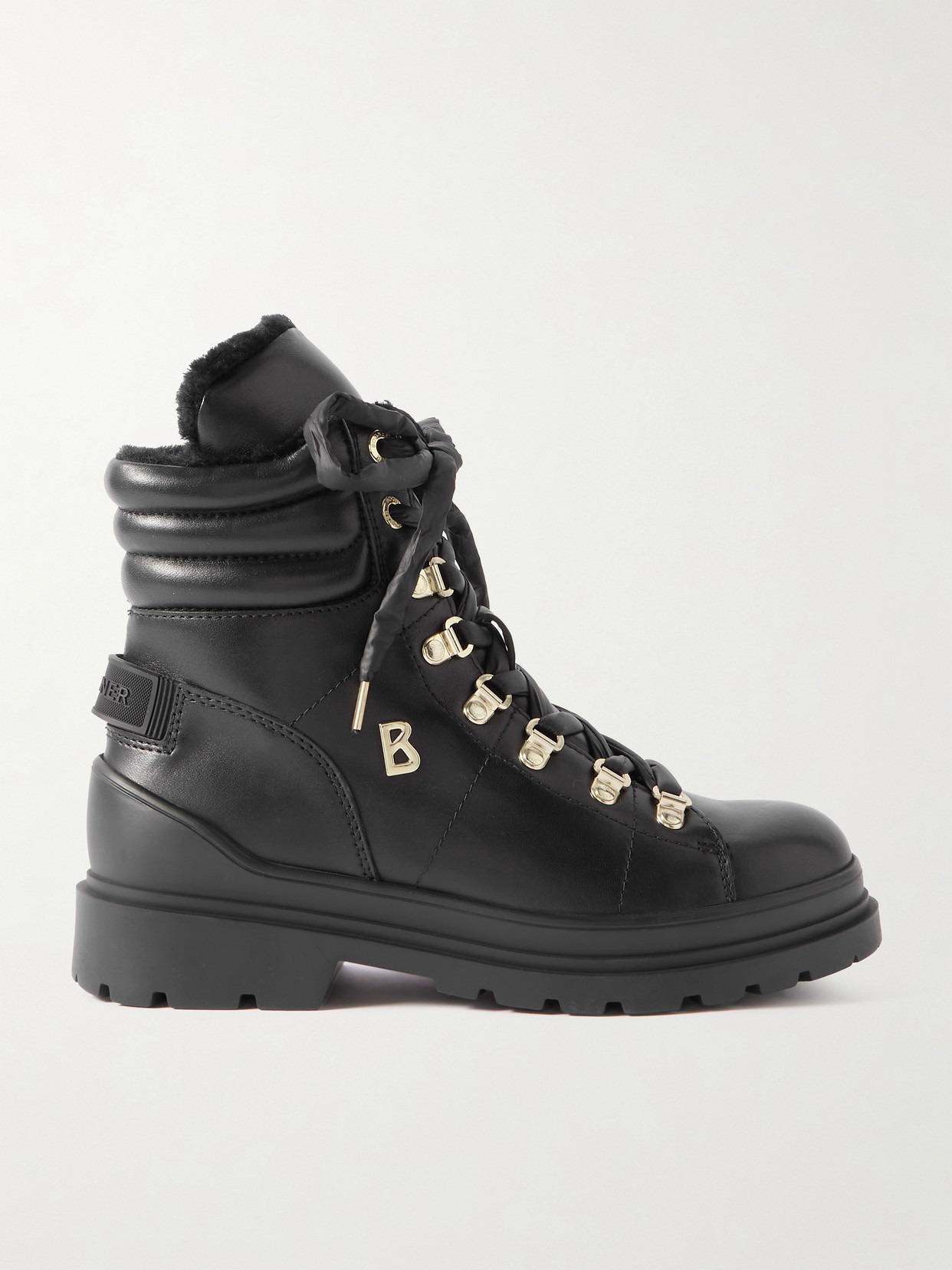 St. Moritz 14 Shearling-lined Leather Ankle Boots - 1