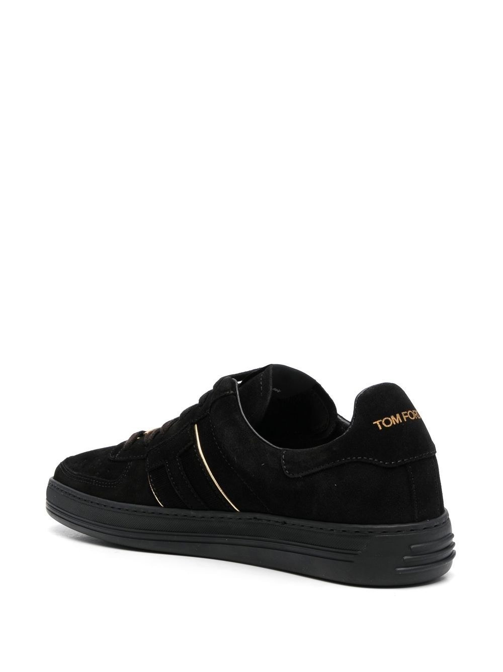 suede low-top sneakers - 3