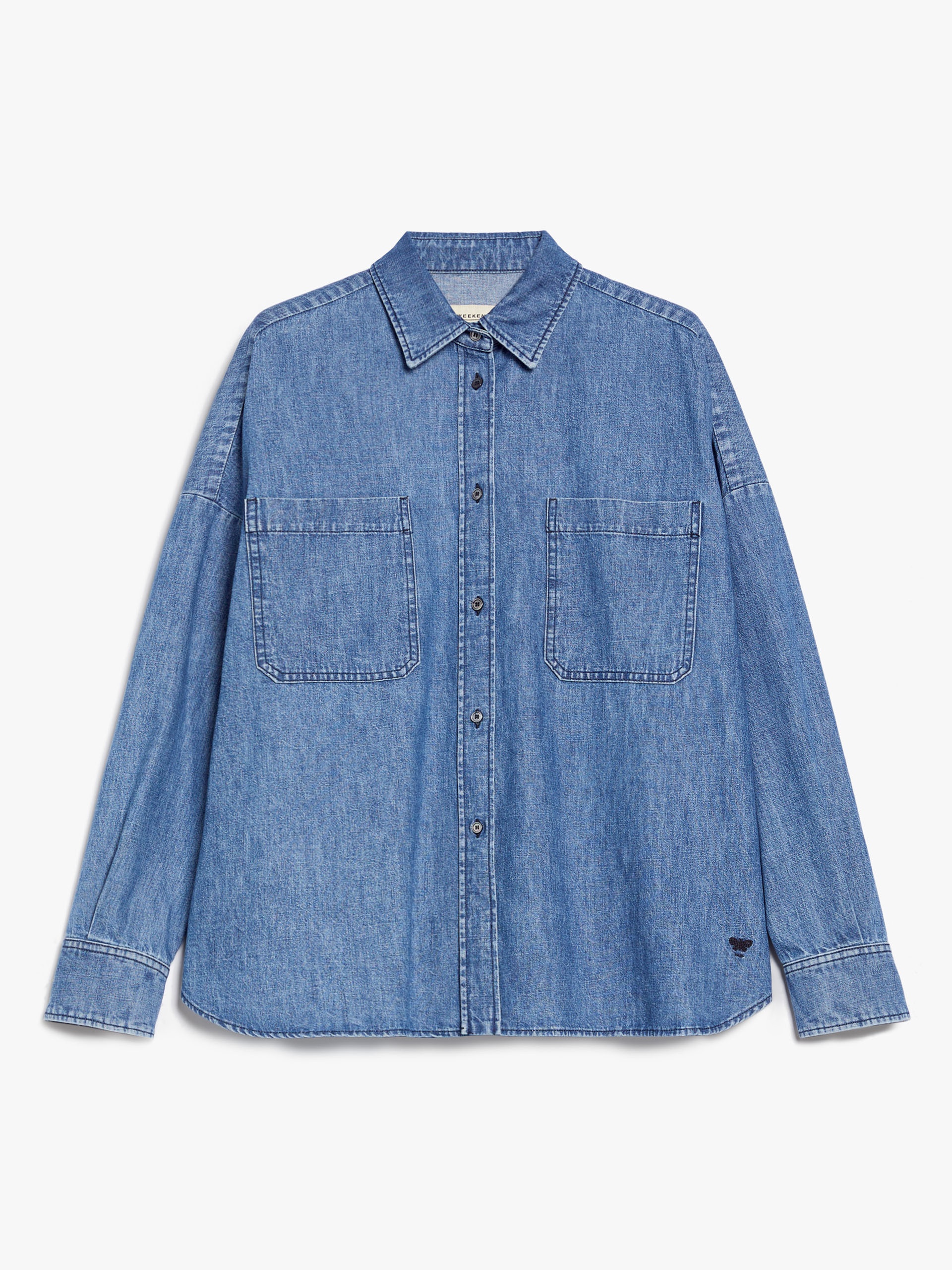 LANDA Cotton denim cropped shirt - 1