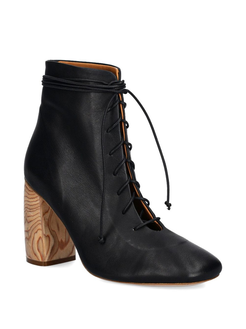 forte_forte 90mm leather ankle boots outlook