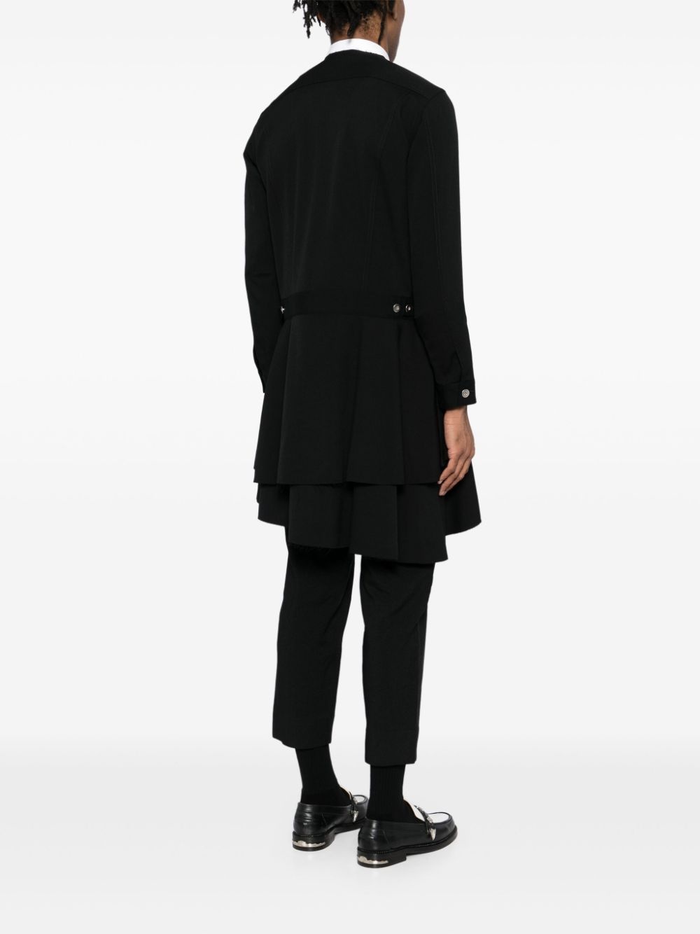 distressed panelling jacket - 5