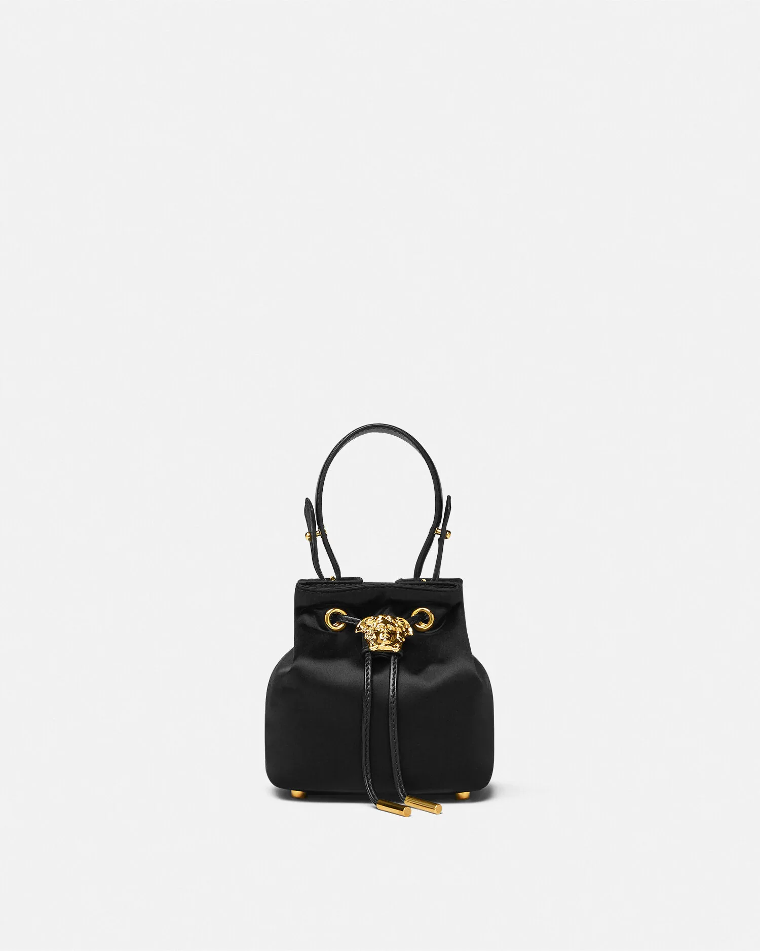 La Medusa Satin Mini Bucket Bag - 1