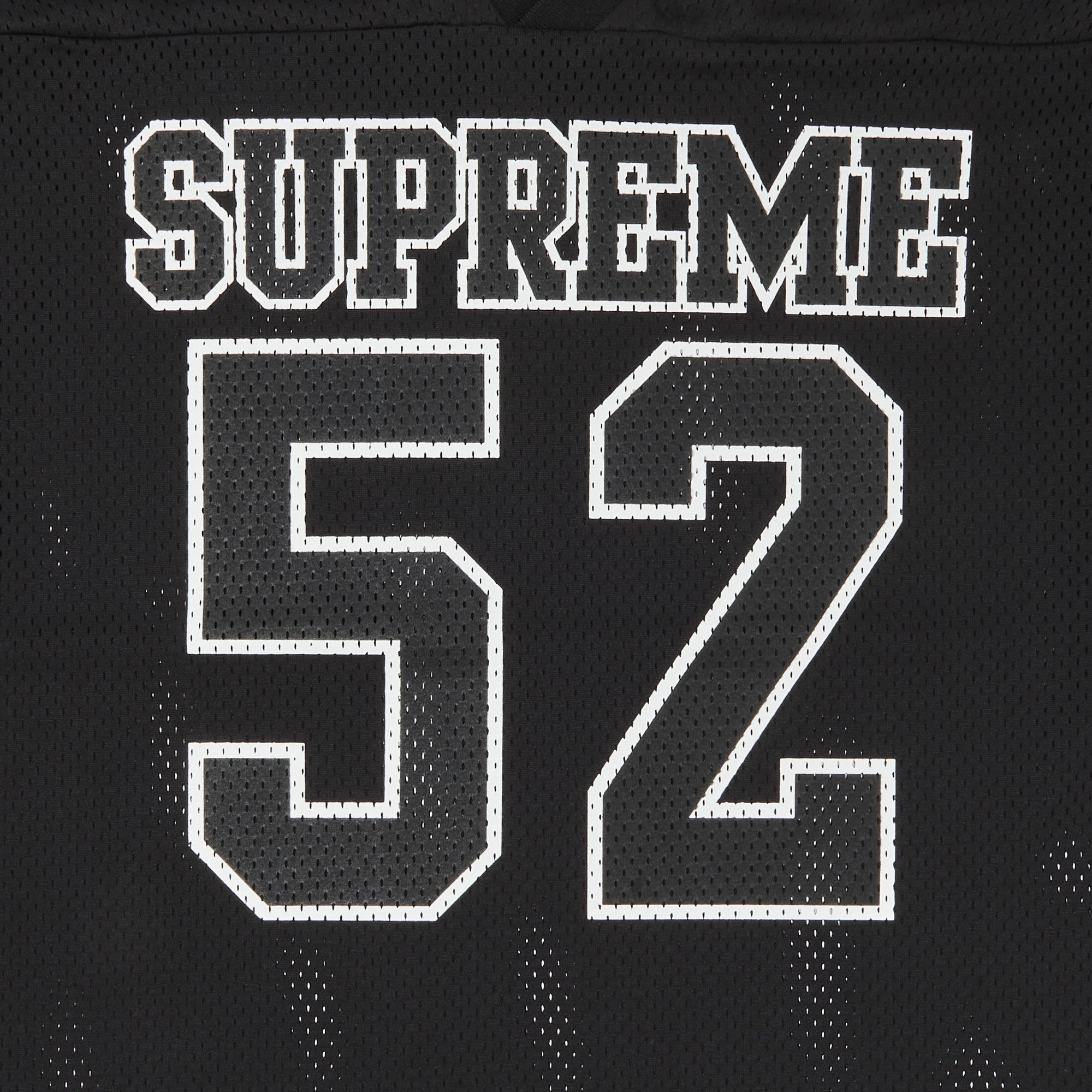 Supreme Supreme Spiderweb Football Jersey 'Black' | REVERSIBLE