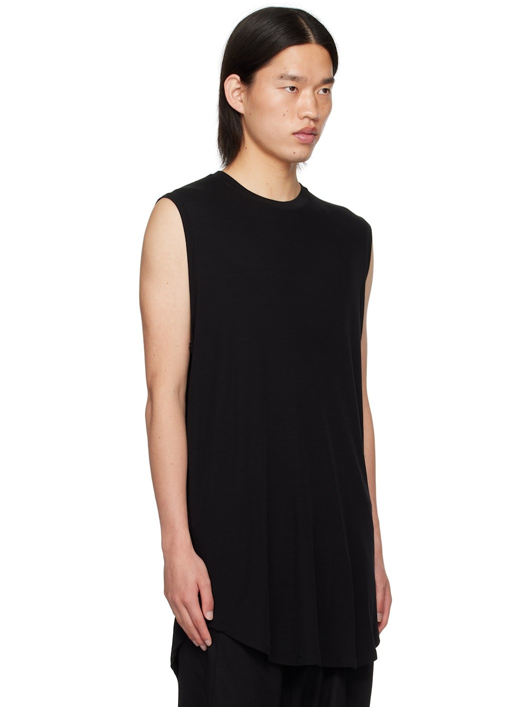 Black Basic Tank Top - 2