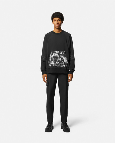VERSACE JEANS COUTURE Magazine Relaxed Fit Sweatshirt outlook