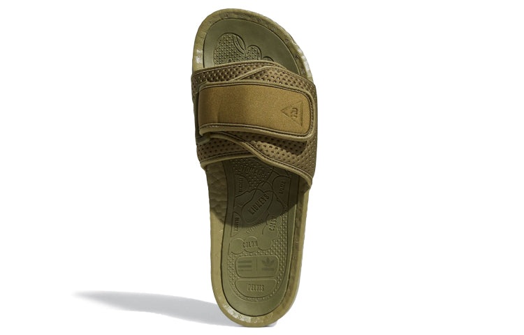 adidas x Pharrell Boost Slides 'Olive Cargo' FY6141 - 5