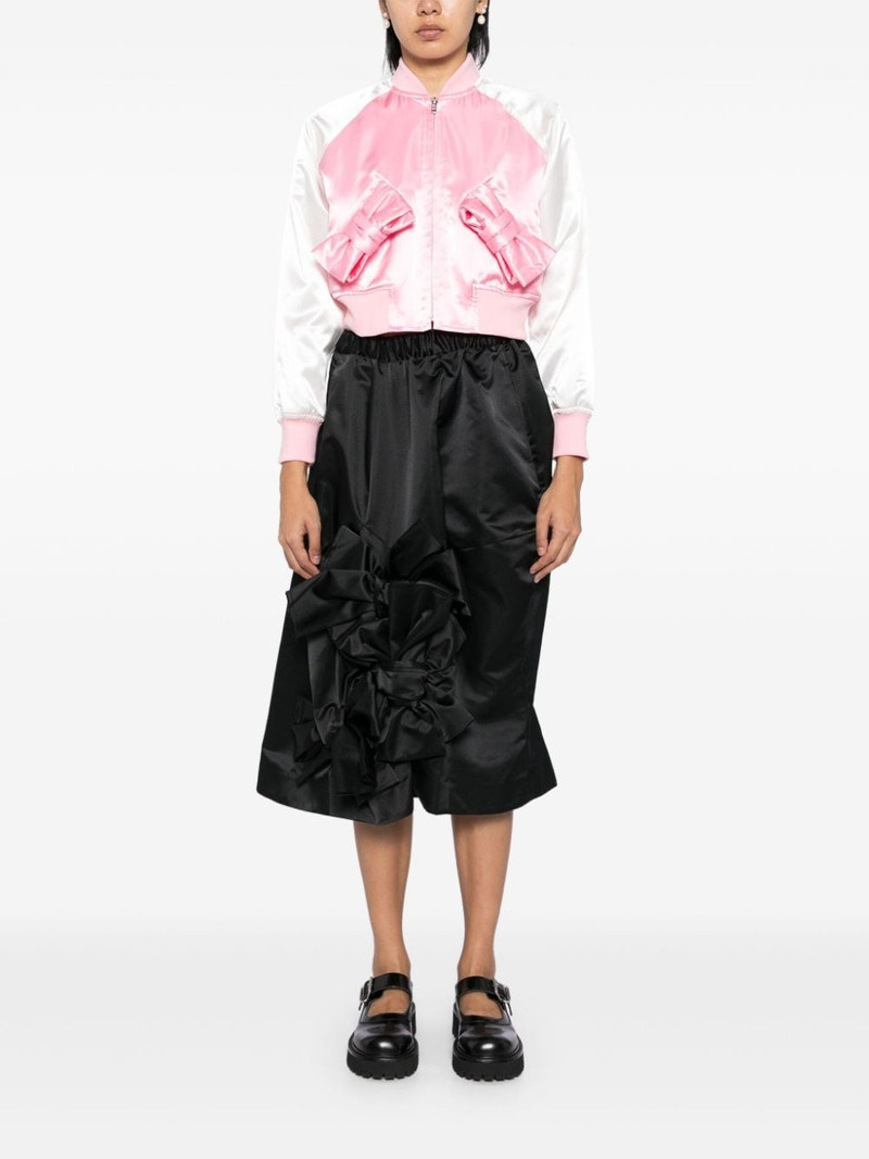 Comme des Garçons GIRL bow bomber jacket outlook