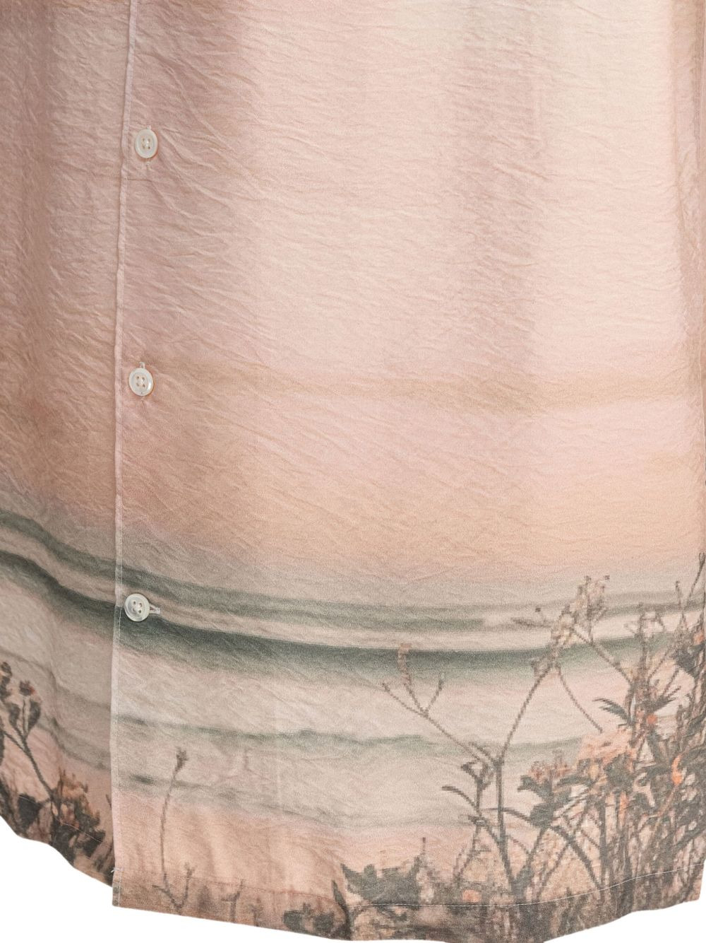 seascape-print shirt - 5