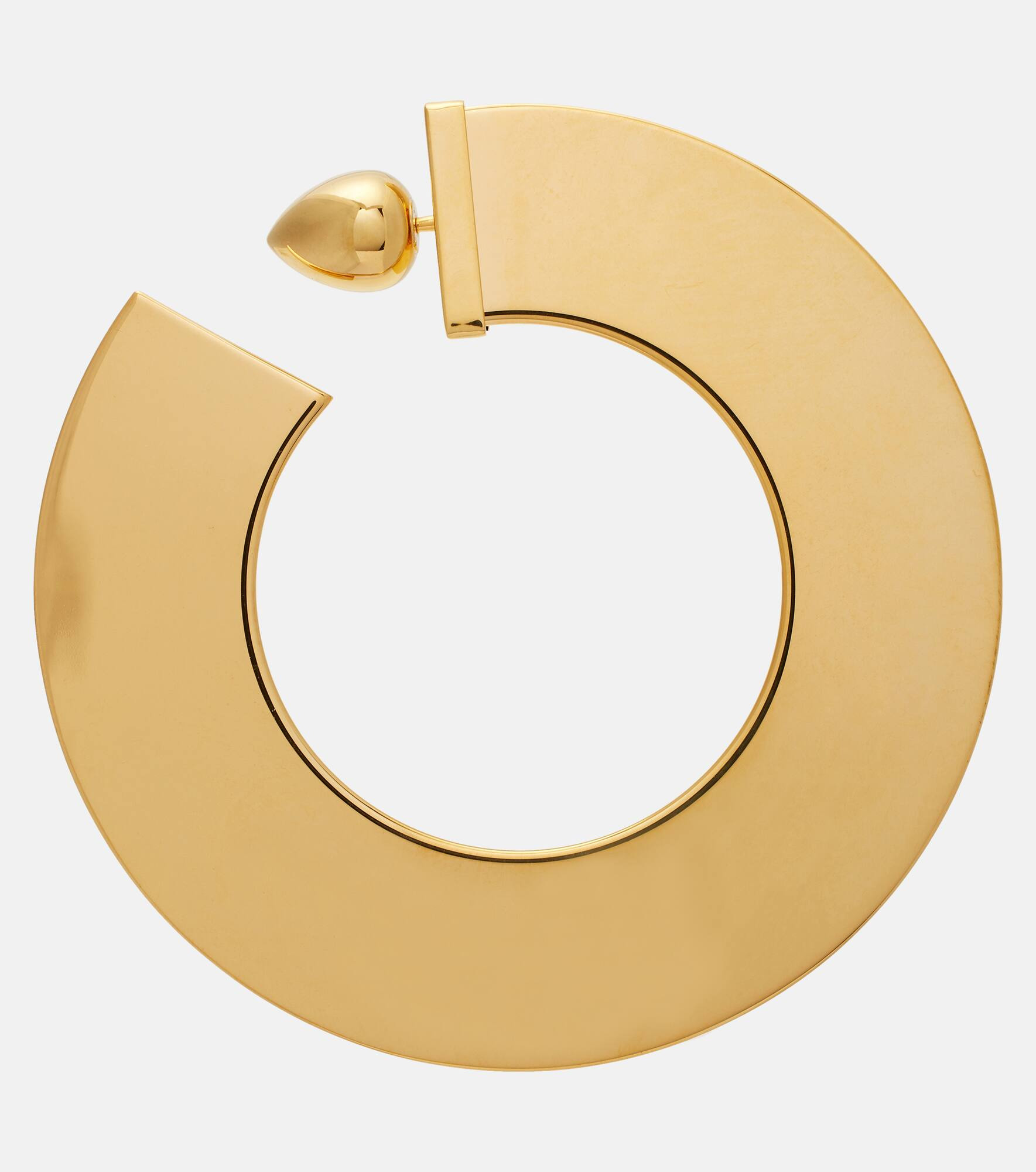 Medium hoop earrings - 2