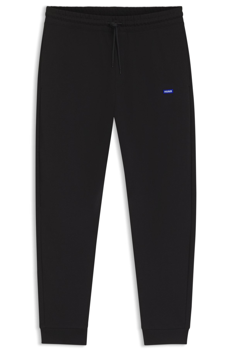 COTTON-TERRY SWEATPANTS WITH LOGO PATCH 1