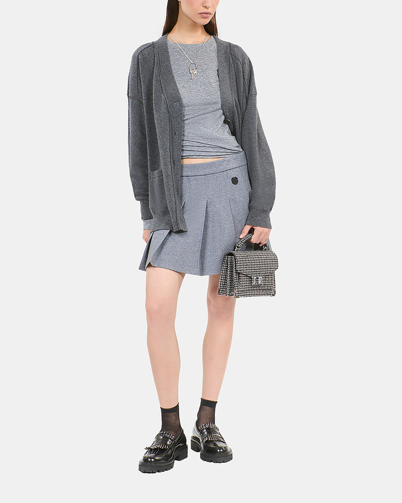 GREY CASHMERE CARDIGAN 1