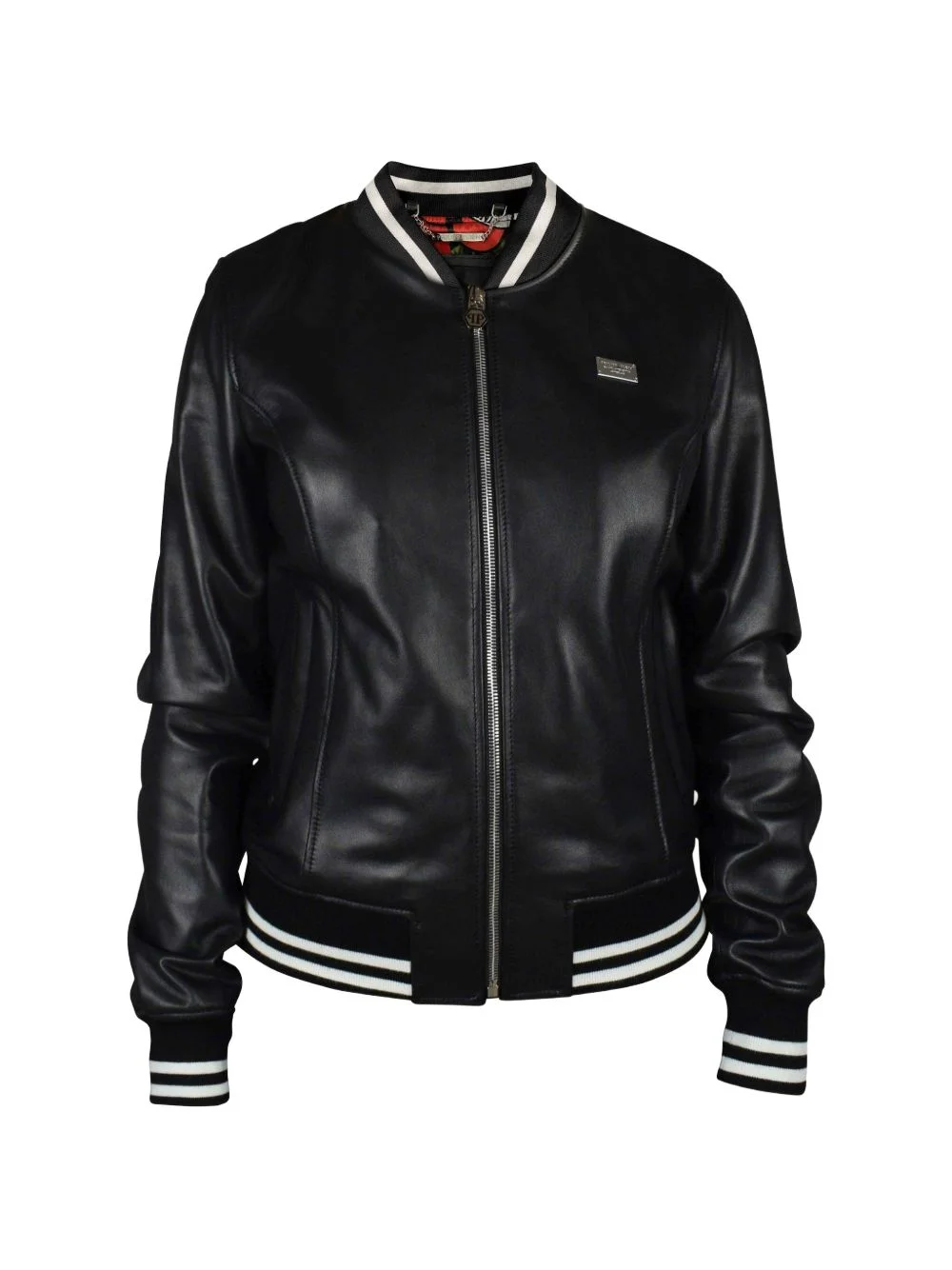 elasticated trim bomber jacket - 1