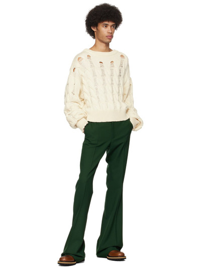 EGONLAB Off-White Oversized Sweater outlook