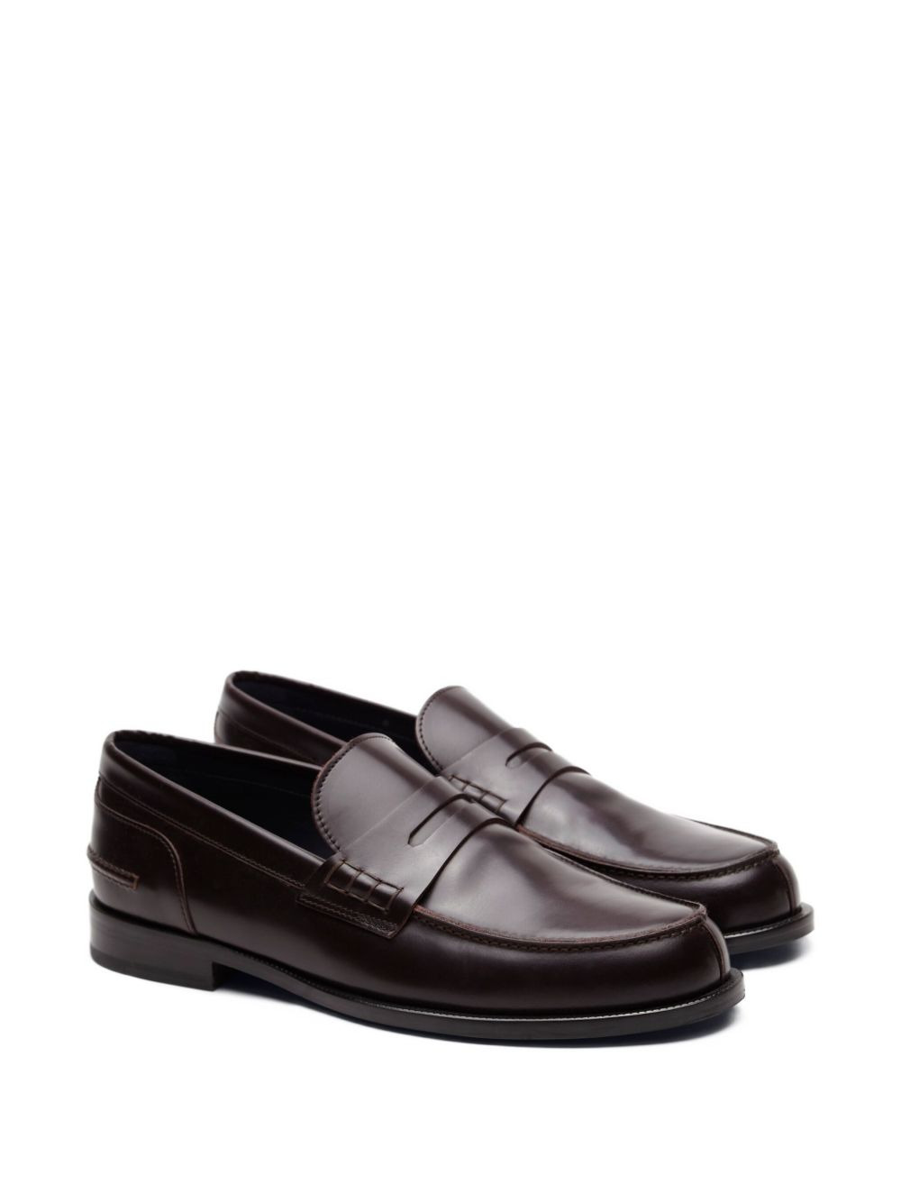 College leather penny loafers - 2