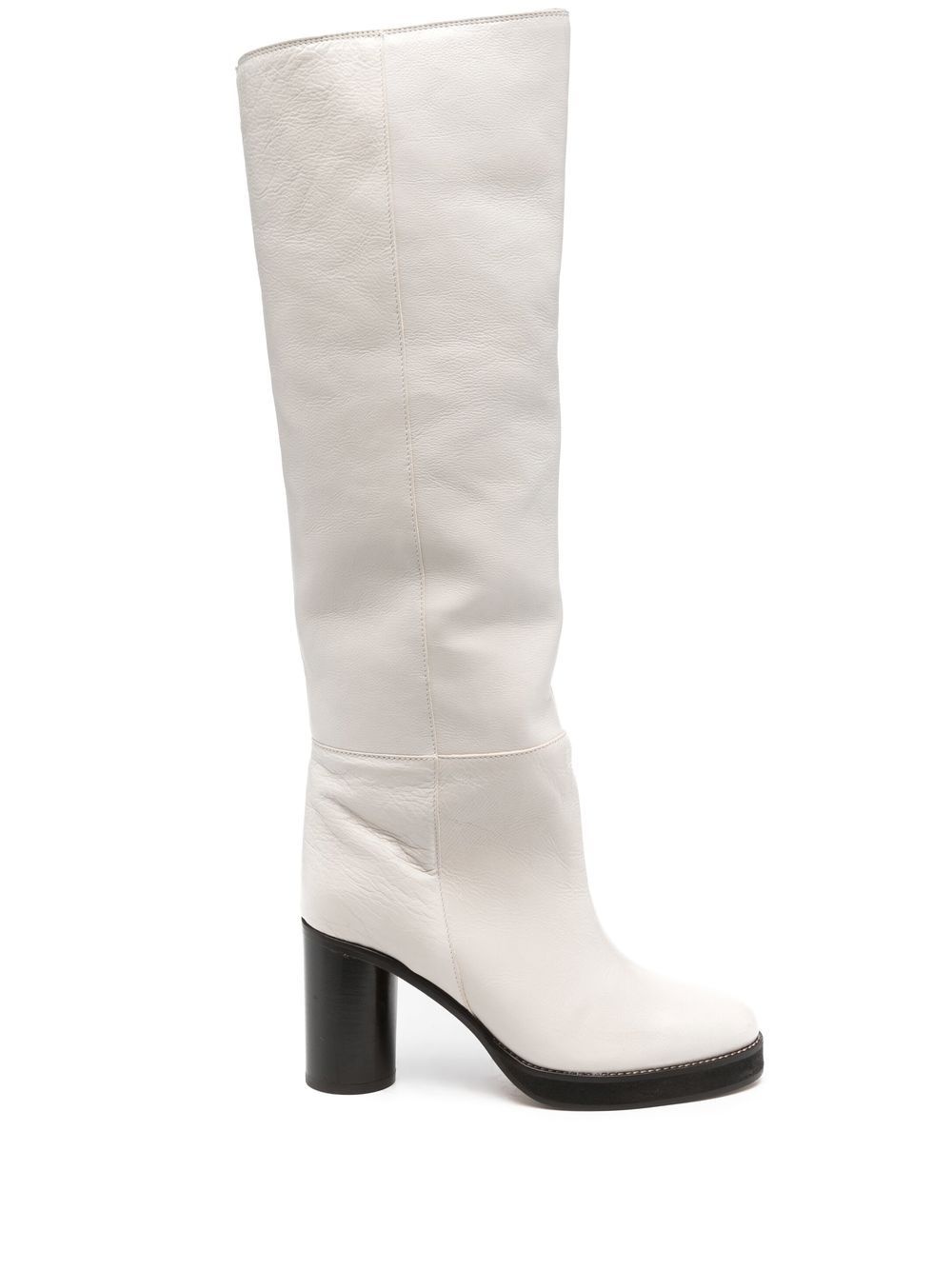 leather knee-high 85mm boots - 1