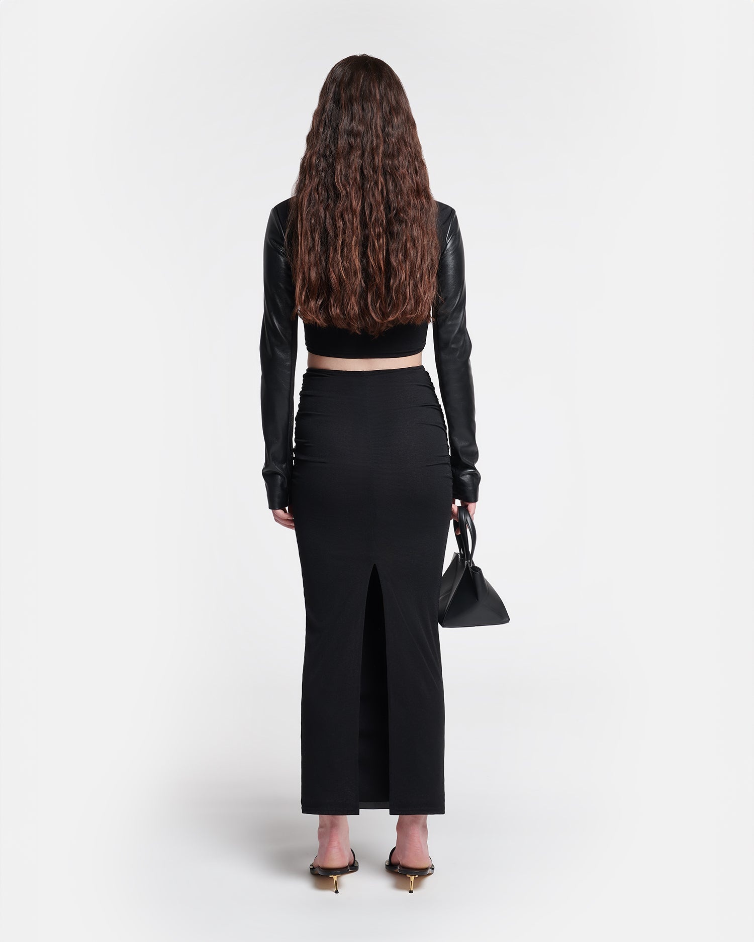 Cropped Okobor™ Alt-Leather Top - 5