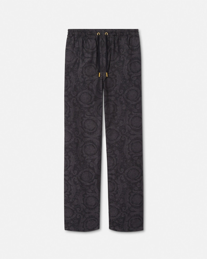 Barocco Chambray Jacquard Pants 1