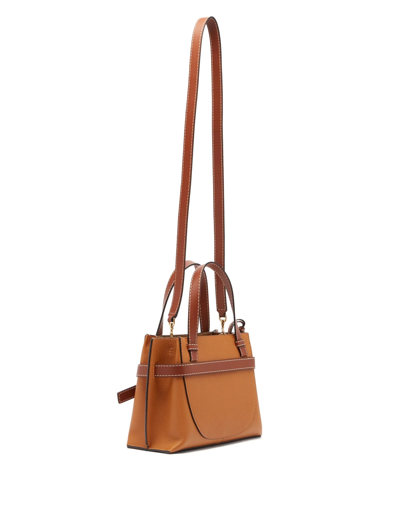 Gate mini leather tote bag - 4