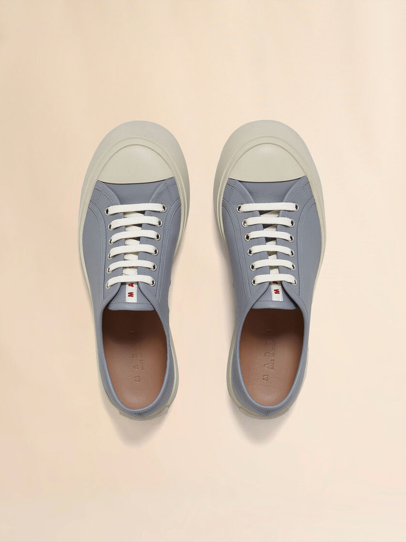 GREY NAPPA LEATHER PABLO SNEAKER 4