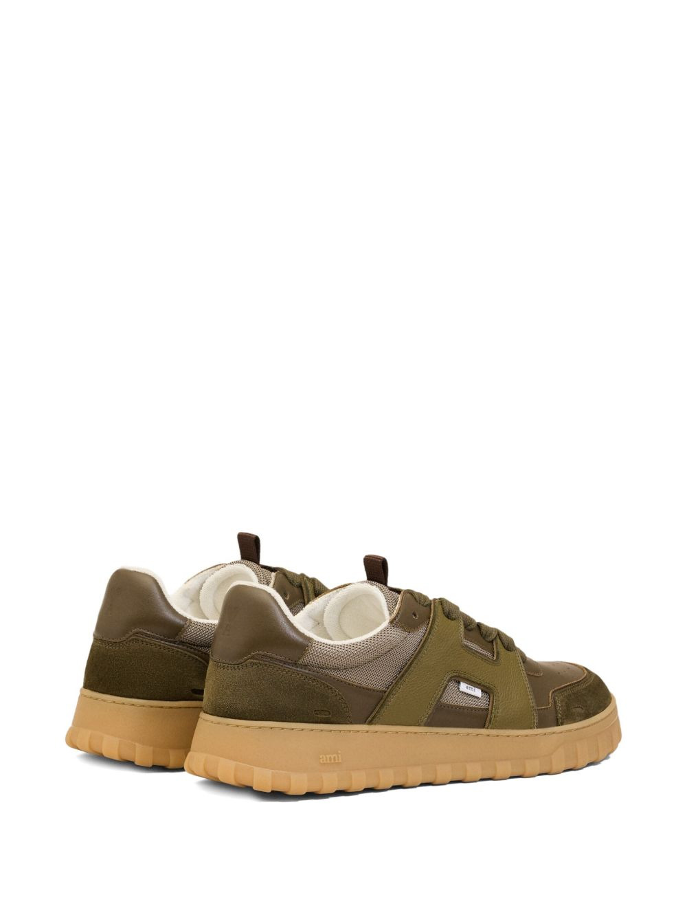 panelled sneakers - 4