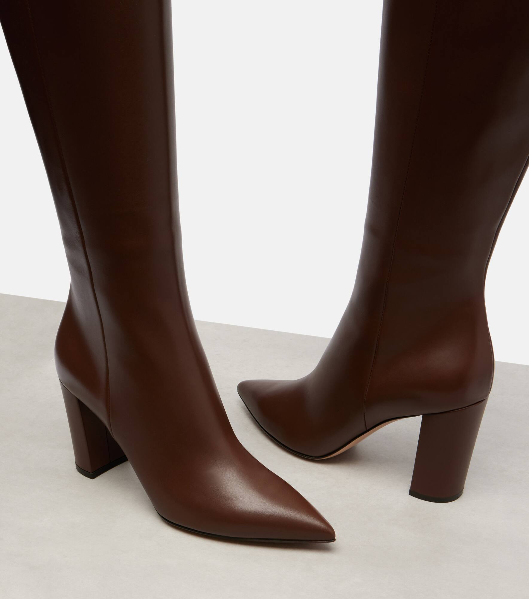 Lyell 85 leather boots - 5