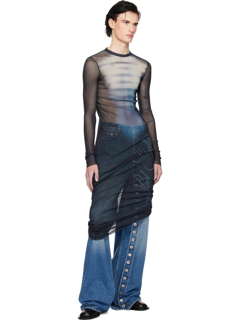 Jean Paul Gaultier Navy 'Le Mâle' Maxi Dress outlook