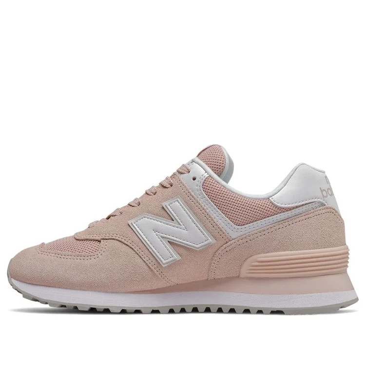 (WMNS) New Balance 574 Series Pink White B Wide WL574OAB - 1