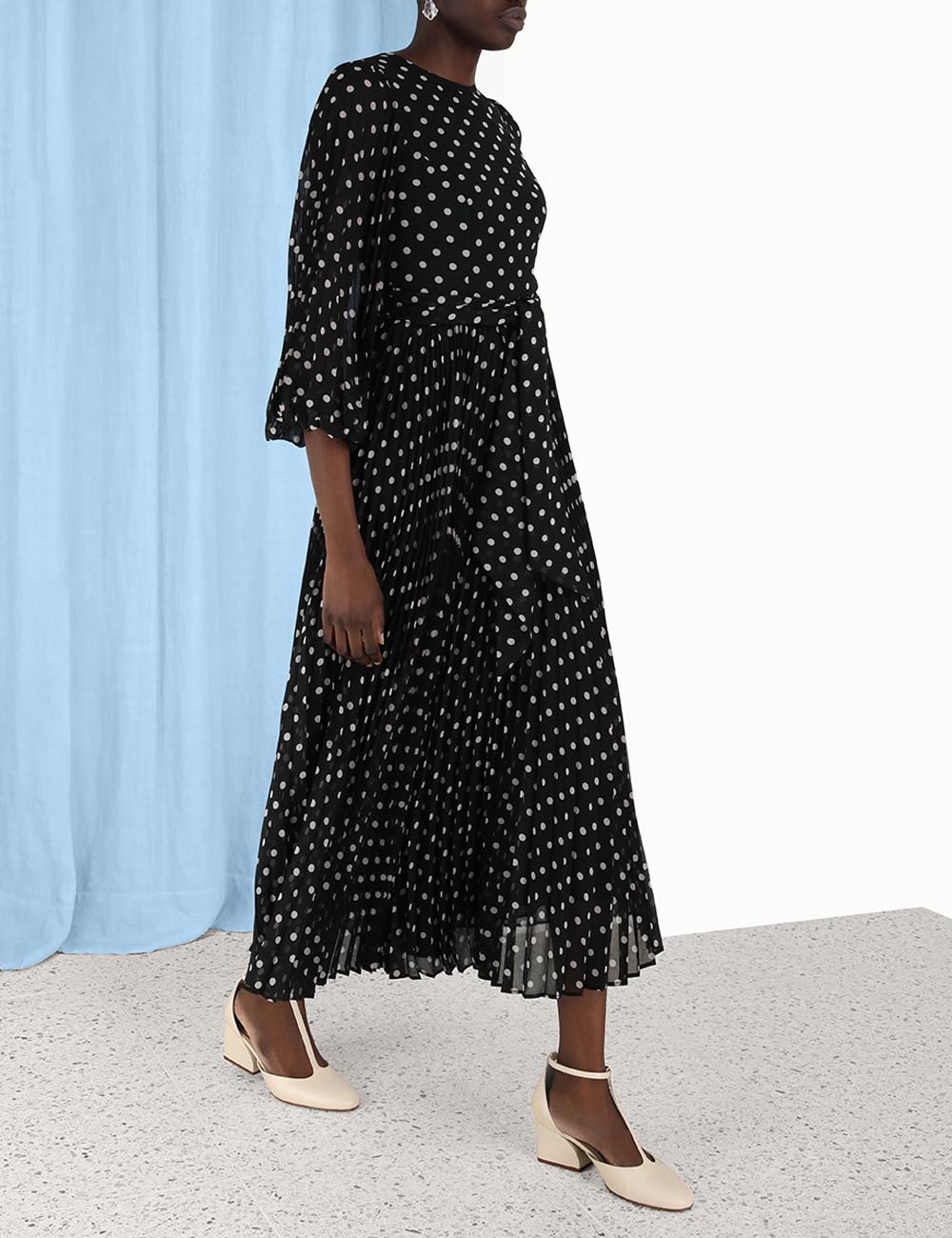 SUNRAY LONG SLEEVE MIDI - 3