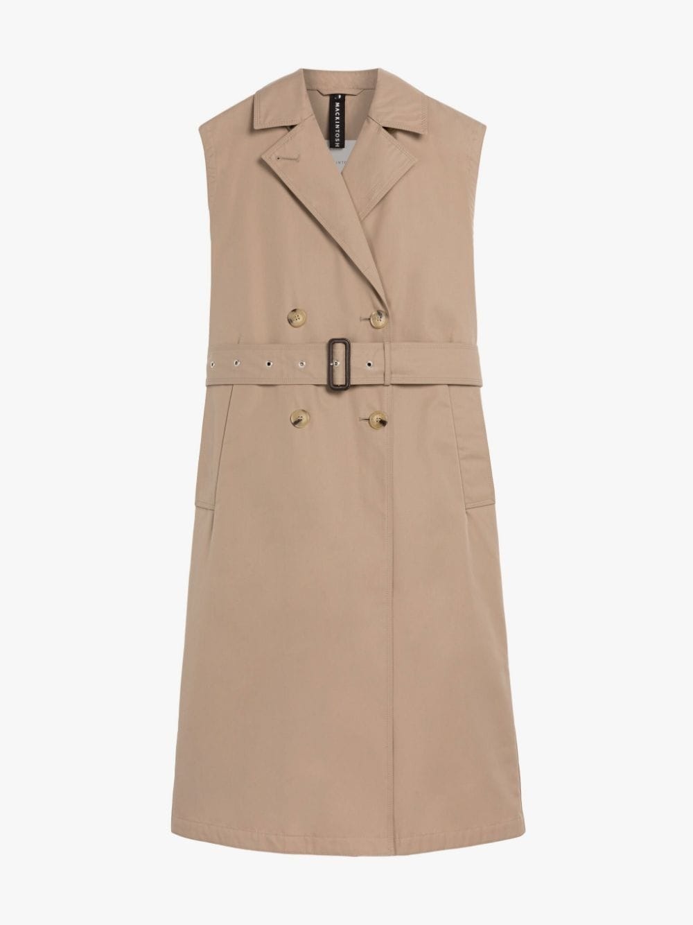APLINA SAND SLEEVELESS TRENCH COAT | LMT-015 - 1