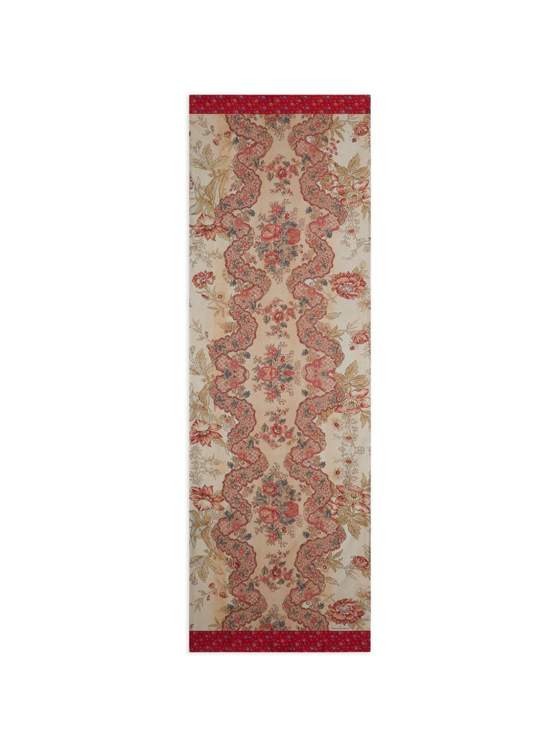 Aloesta floral silk scarf 1