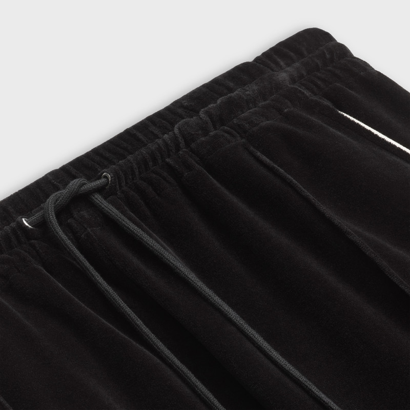 TRIOMPHE FLARED JERSEY TRACK PANTS IN VELVET JERSEY 5