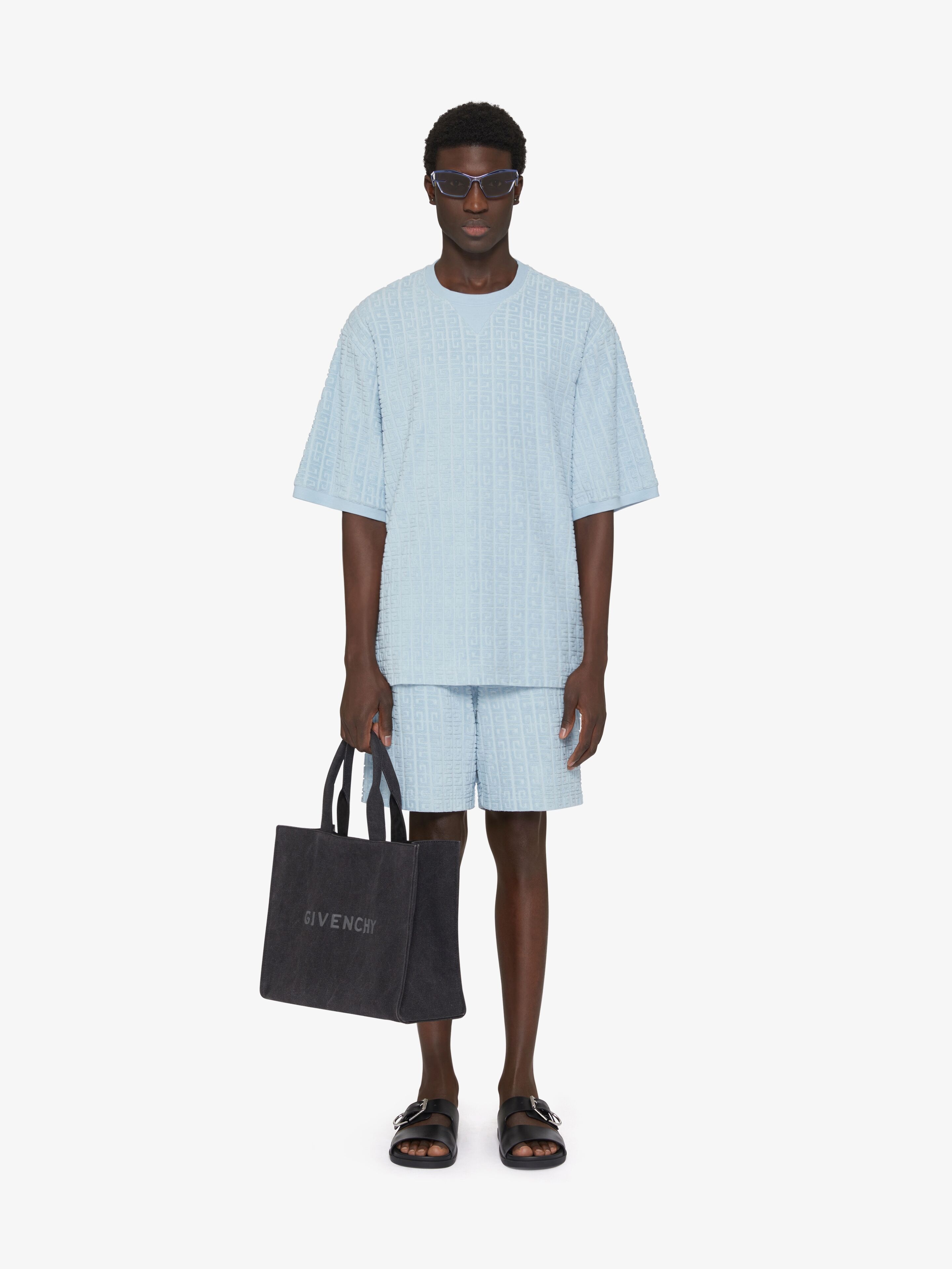 BERMUDA SHORTS IN 4G COTTON TOWELLING - 2