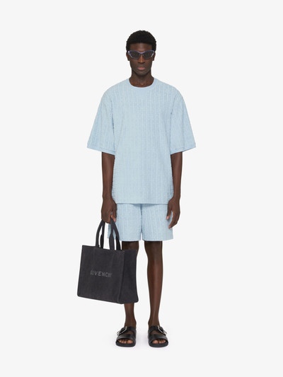 Givenchy BERMUDA SHORTS IN 4G COTTON TOWELLING outlook