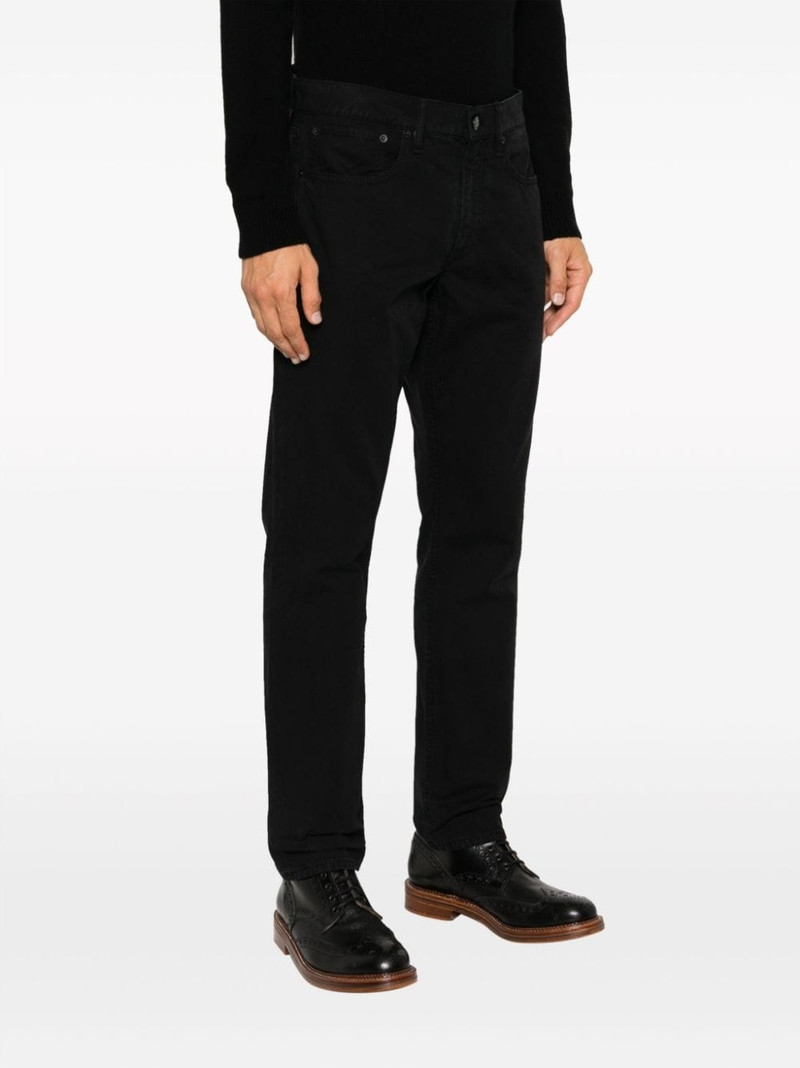 logo-patch slim-cut jeans 3