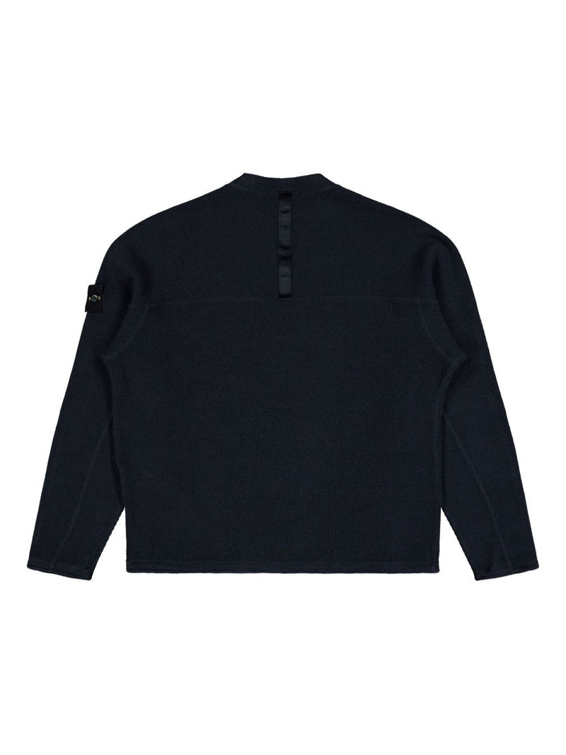 Stone Island back yoke-detail sweatshirt outlook
