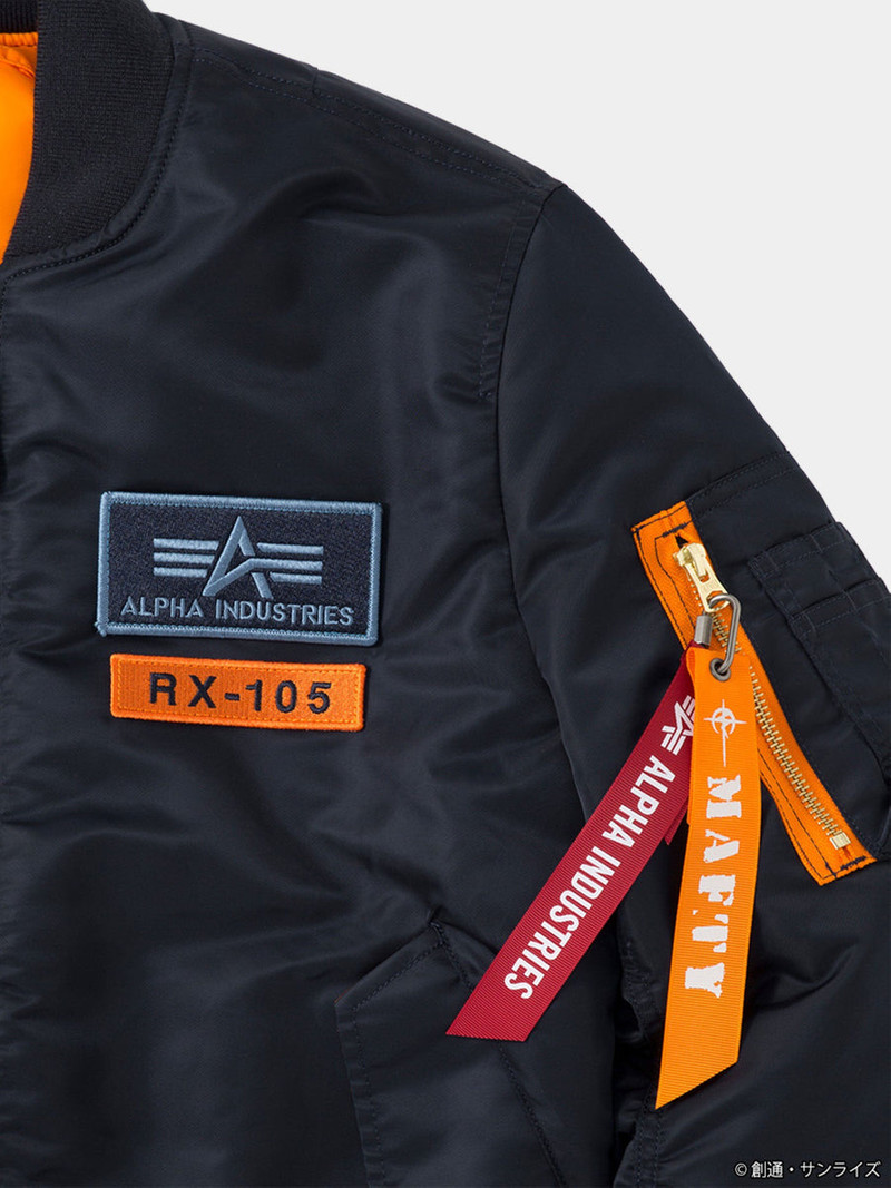 STRICT-G GUNDAM X ALPHA X HATHAWAY NOA MA-1 BOMBER JACKET 6