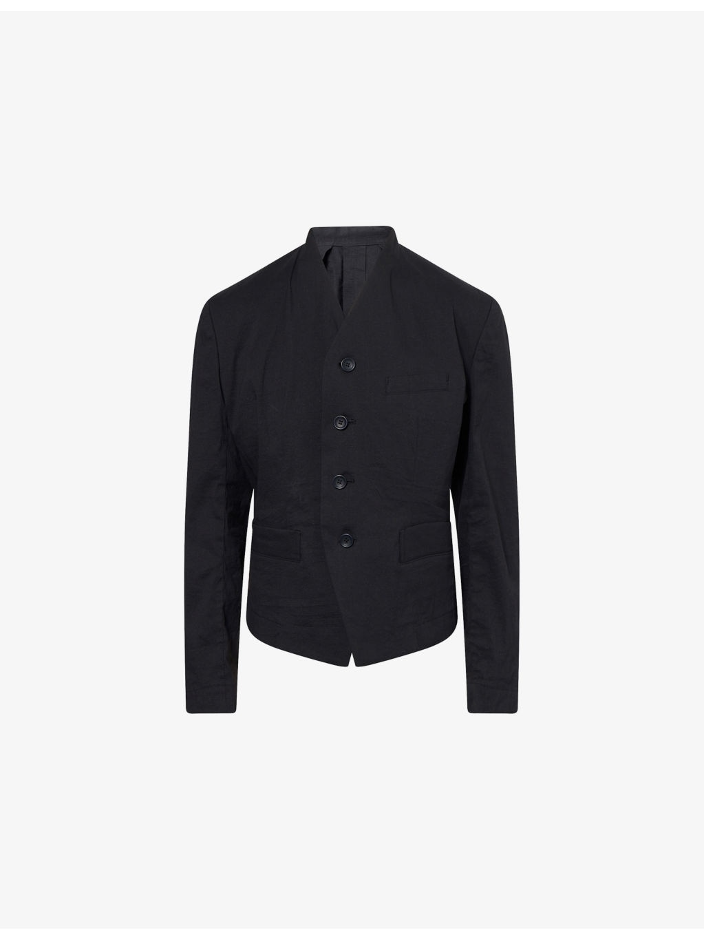 Washi Ensemble V-Neck Woven Jacket - 1
