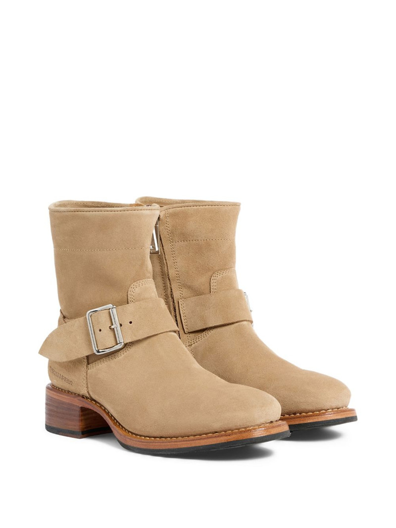 DSQUARED2 buckle zip harley boots outlook