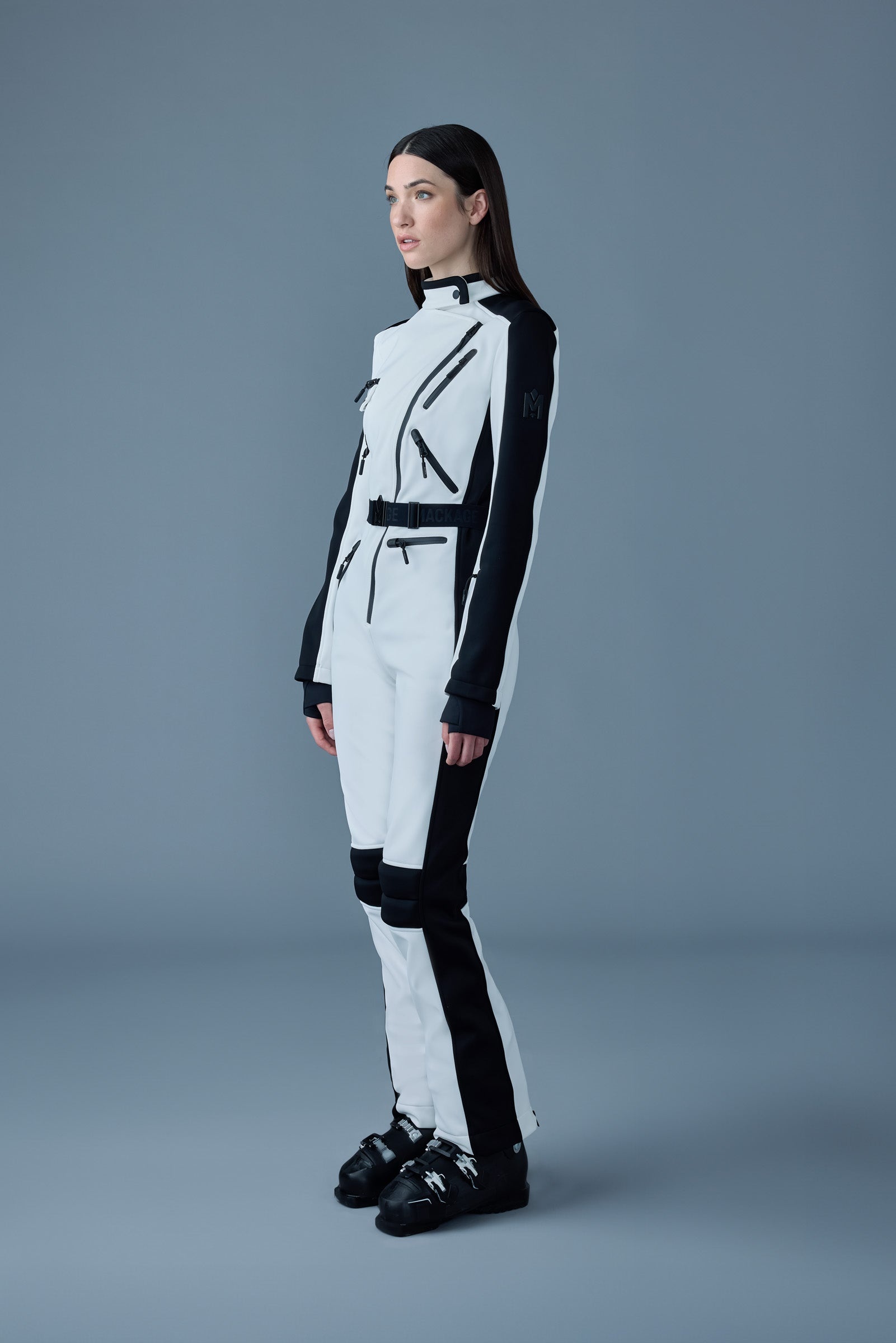 MIAKIM Techno fleece ski suit with asymmetrical zip - 3