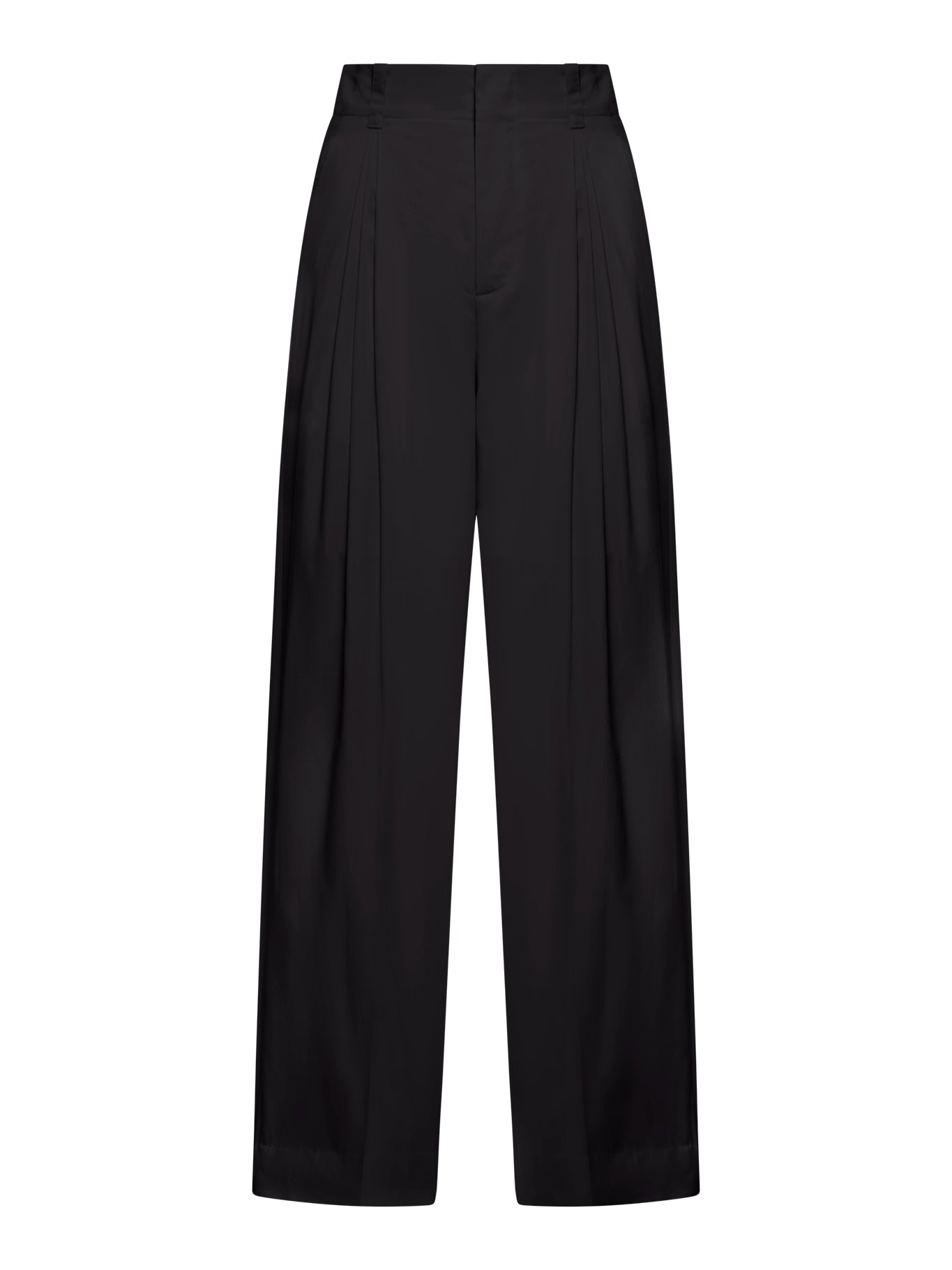 SILK AND COTTON TROUSERS - 1