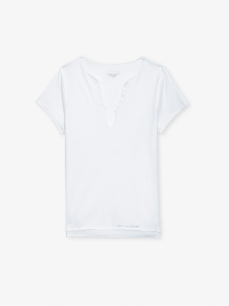 Tuni Diamante Wings Henley T-shirt - 1