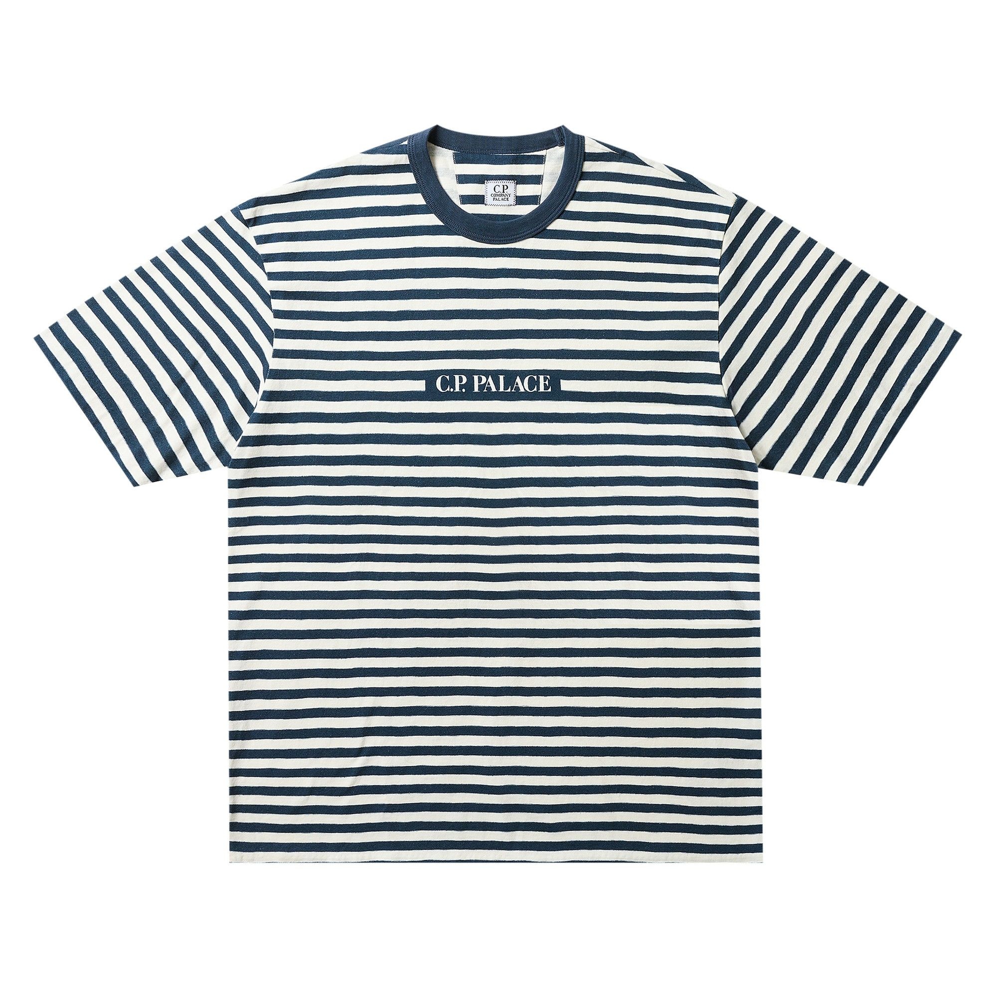 Palace x C.P. Company Jersey Printed T-Shirt 'Navy' - 1