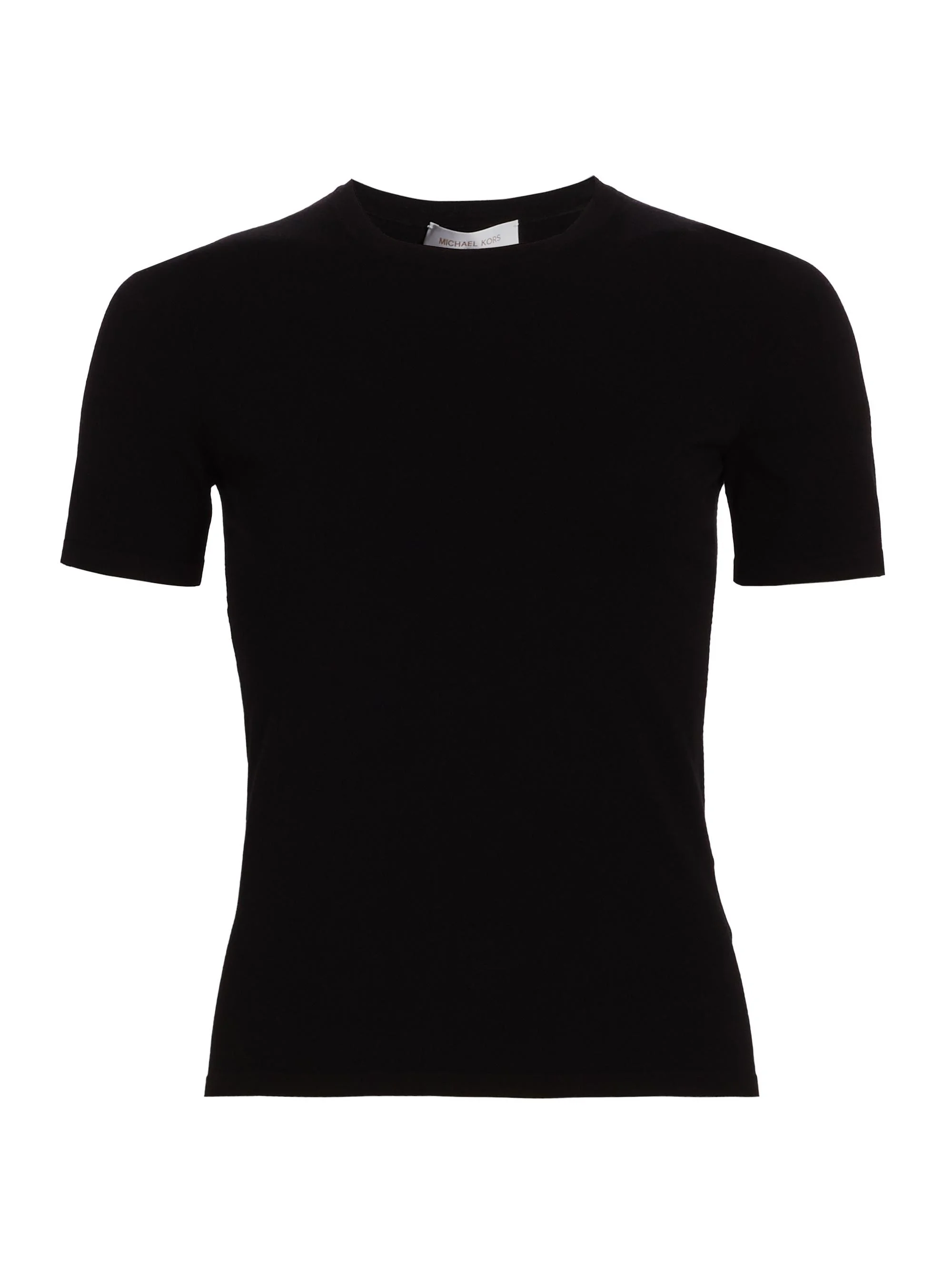 Women's Short-Sleeve Crewneck T-Shirt - Black - 1