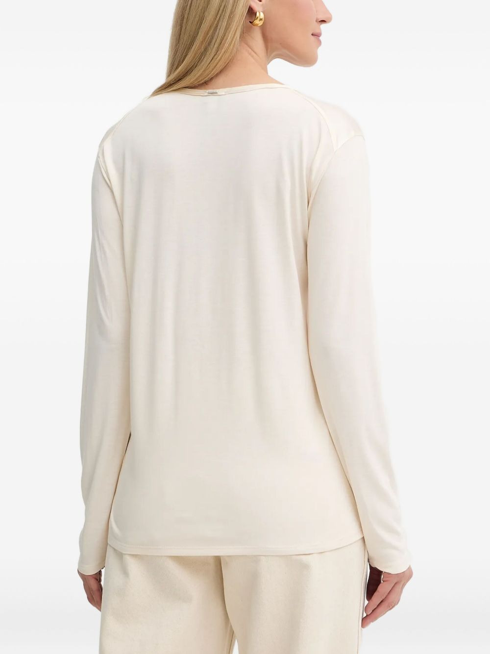 long-sleeved round-neck T-shirt - 3